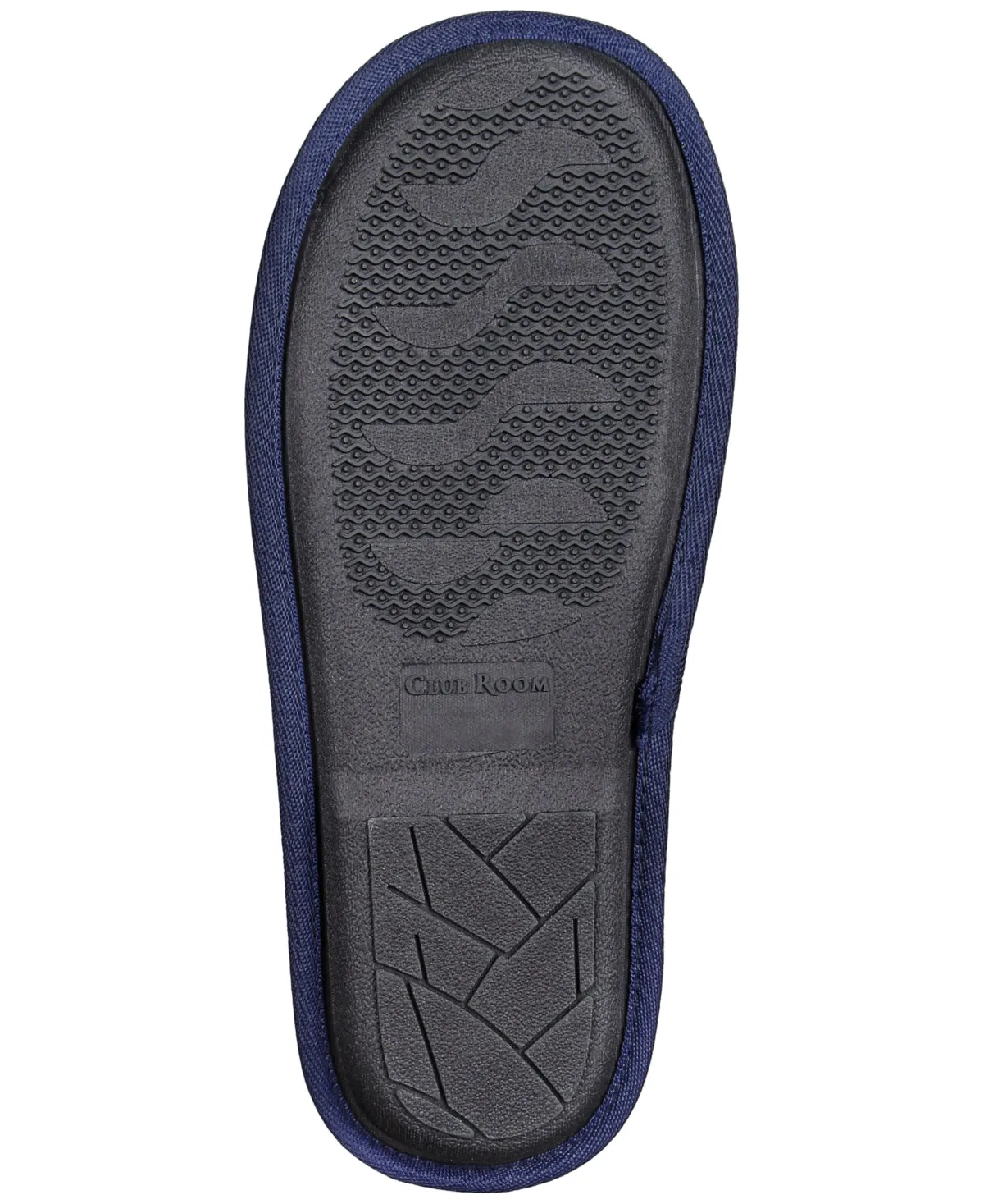 Club Room Men's Holiday Lights Slippers Slip On Blue Multi  XL 12 to 13
